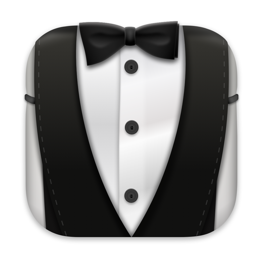 Bartender. **Wichtig:** **Bartender 5** ist nur kompatibel mit **macOS Sonoma**
Aufgrund interner Änderungen in macOS konnte Bartender 5 nur für die Verwendung mit der neuesten Version von macOS entwickelt werden.

Bartender ist ein schlankes Dienstprogramm und umfassender Organisator der Menüleiste beim Mac. Mit ihm kannst du die Symbole deiner Menüleiste strukturieren, suchen und tatsächlich nutzen, während dein Desktop aufgeräumt bleibt. Bartender verfügt über eine minimalistische Oberfläche und bietet direkten Nutzen, bleibt aber unaufdringlich und dennoch einsatzbereit, genau wenn du es brauchst.
