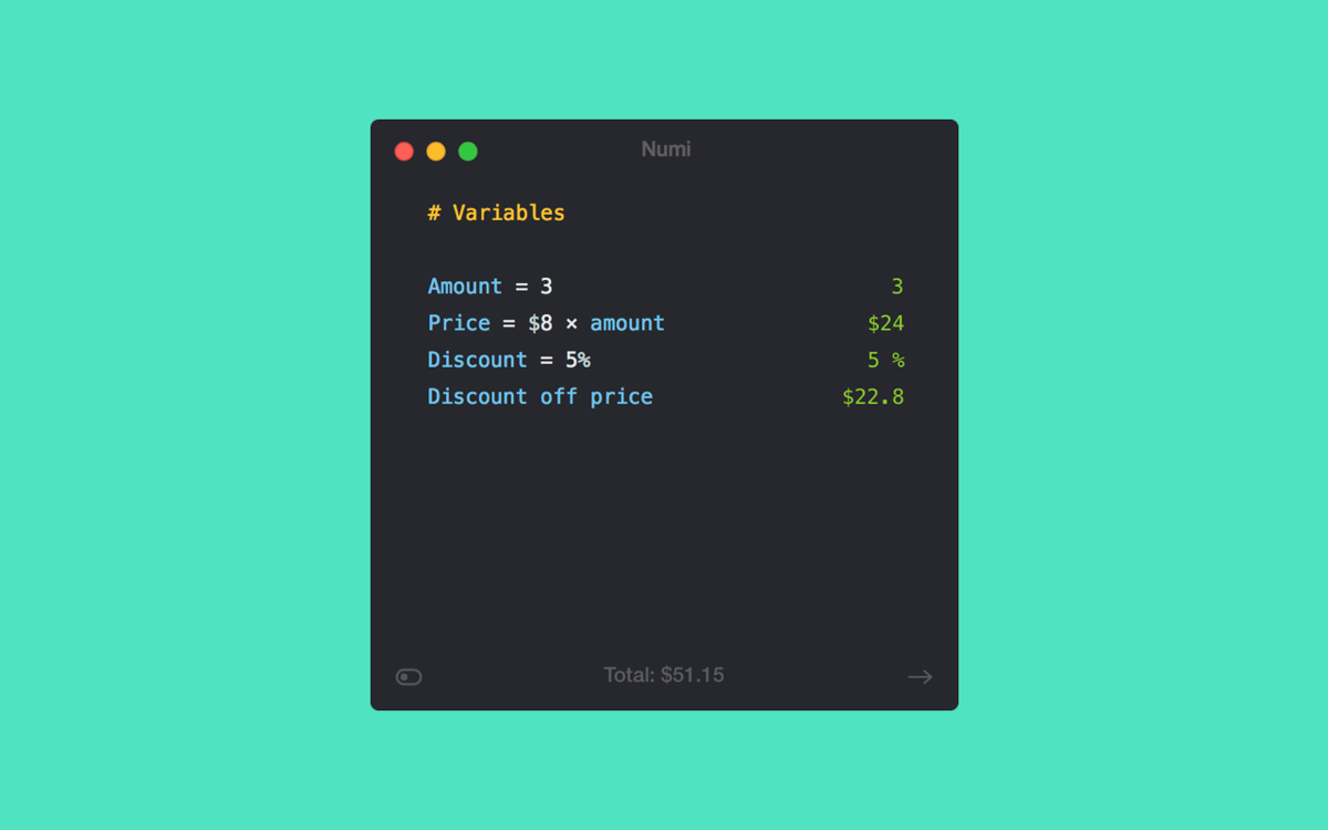 You can declare variables and reuse them.