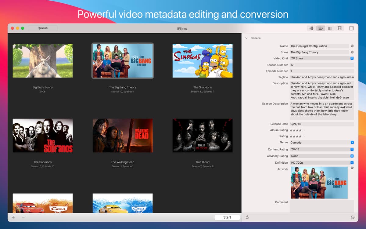 Powerful video metadata editing and conversion