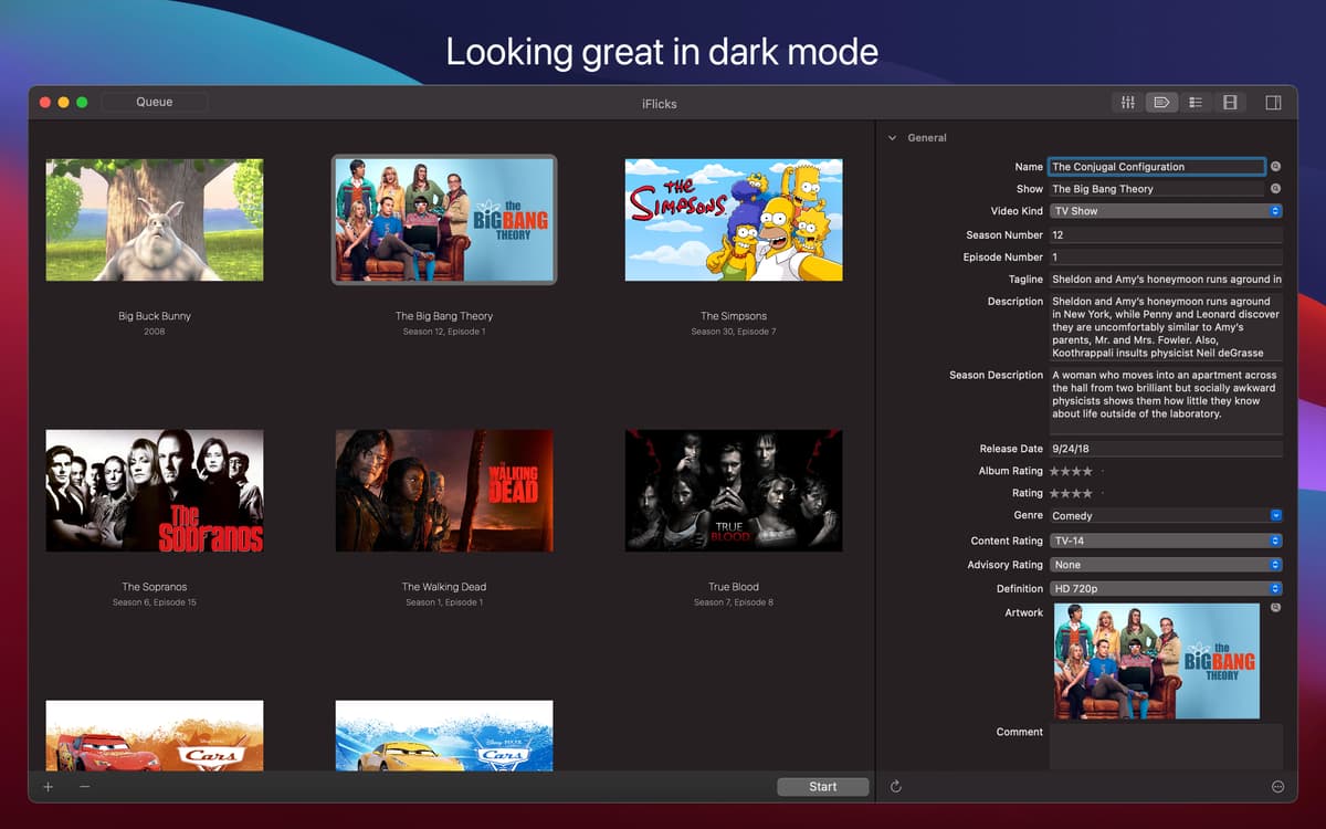 Looking great in dark mode