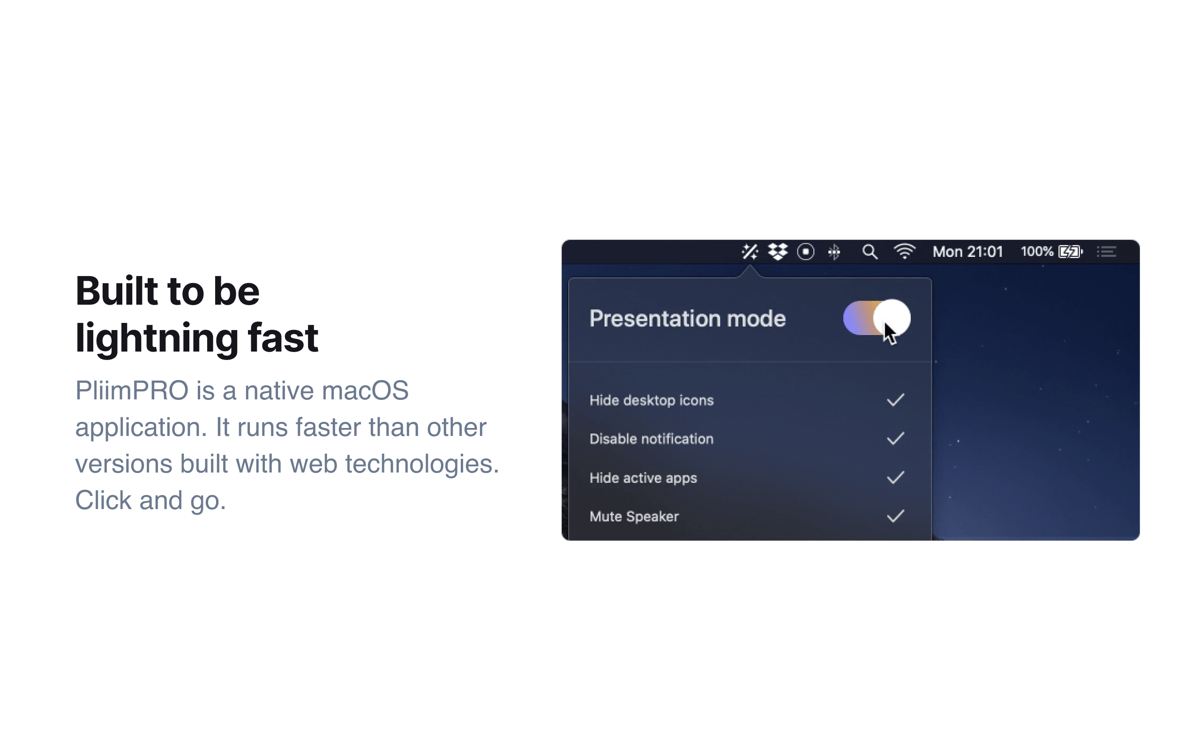 Built to be lightning fast