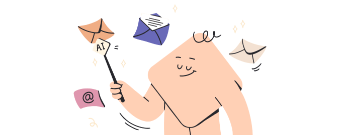 Email faster with AI